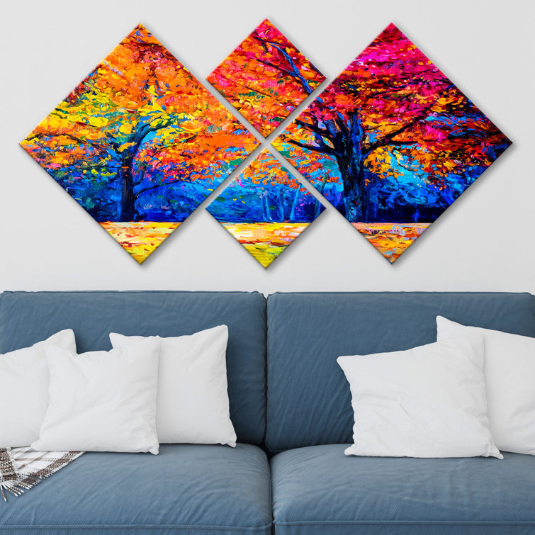 Ophelia & Co. 4 Piece Unframed Painting on Wayfair.co.uk